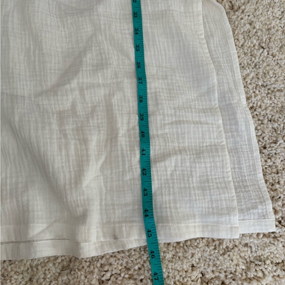 Jenni Kayne Cotton Cypress Caftan Dress Ivory White XS - Picture 10 of 10